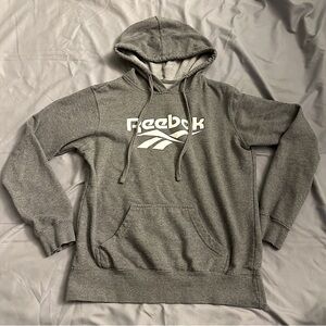 Reebok - Sportswear Hoodie - Gray & White - Sz: S